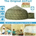 thumbnail image 2 of The Original Patented AirFort - Build A Fort in 30 Seconds, Inflatable Fort for Kids, Play Tent for 3-12 Years, A Playhouse Where Imagination Runs Wild, Fan not Included (Jungle Camo), 2 of 8