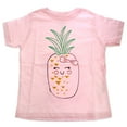 thumbnail image 1 of DelSol Camiseta (3T) Camiseta con cuello redondo para niñas - Piñas ruborizadas - Balerina 1 Pc DelSol DelSol Camiseta (3T) 1 Pc, 1 of 1