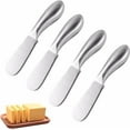 thumbnail image 1 of Transemion 4pcs/set Butter Knives Set Compact And Lightweight Small Bread Cream Knife Easy To Clean, 1 of 6