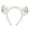 White, variant on Plush Hair Hoop Fluffy Ears Theme Party Headdress Washing Face Headband Cosplay Hair Accessories