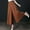 Bronze, variant on BKQCNKM Wide Leg Pants Woman Capri Pants for Women Lounge Pants Women High Waist Loose Slim Middle Pants Nine Points Culottes Swing Pants Baggy Pants Black L