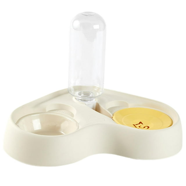 Juego de Cuencos de Agua Y Comida para Mascotas, con Botella Dispensadora de Agua Automática, Cuencos para Perros Y Gatos, Comedero para Perros Pequeñ