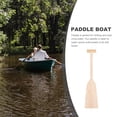 thumbnail image 4 of Canoes Paddle Unisex Wood Paddle Convenient Paddle Wooden Boating Paddle Sturdy Wooden Oar, 4 of 9