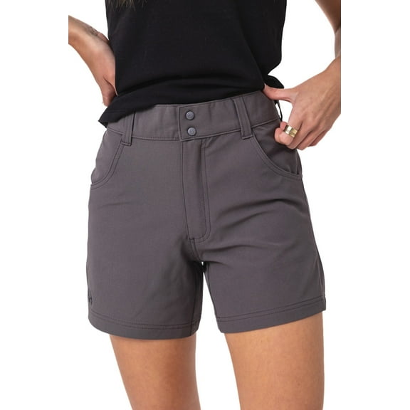 Realtree Women’s Performance Tech Cargo Shorts – Lightweight, Quick-Dry, Stretch Fabric,Size XX-Large Grey