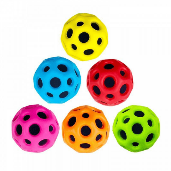 7 Pcs Space Balls Extreme High Bouncing Ball, Tiktok Pop Bouncing Spaceball Rubber Bounce Ball Sensory Ball, Sport Training Ball For Indoor Outdoor Play, Ea_Special Gift