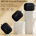 thumbnail image 3 of Comvin Compatible with AirPods Pro 3 Case Cover(2025), Soft Leopard Engraved Silicone Case for Apple Airpods Pro 3rd Generation (2025), 3 of 9