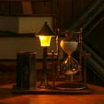 thumbnail image 3 of pitrice Hourglass Sand Timer with Built-in Light for Home Bedroom Decor Silver, 3 of 8