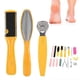 thumbnail image 4 of Professional Pedicure Tools Kit Foot Rasp File Dead Skin Pusher Nail Clipper Set Yellow, 4 of 4