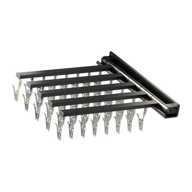 Sock Drying Hanger Rack Multifunction Wall Hanging Organization Foldable Drying style D