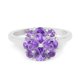 thumbnail image 3 of 1.44 Carat Genuine Amethyst .925 Sterling Silver Ring QJ Model, 3 of 4