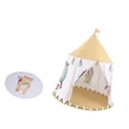thumbnail image 2 of Tienda de campaña tipo tipi con forma de castillo para niños, ideal como regalo para picnics en el patio, carnavales Tela de terciopelo, 2 of 8