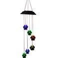 thumbnail image 3 of Campana de viento solar con estampado de pata de oso y LED de colores ANGGREK  Otros, 3 of 8