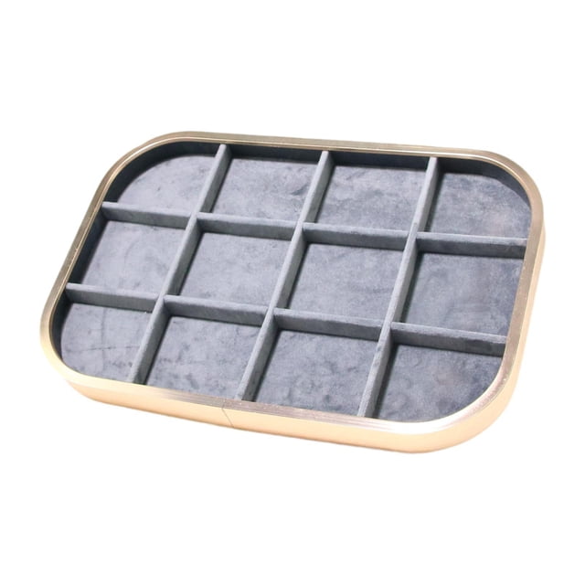 Bandeja de joyería Strade Fareast Limited de metal para almacenamiento en cajones Estilo I 30 cm x 20 cm x 2,5 cm