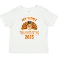 thumbnail image 3 of Inktastic Cute Turkey My First Thanksgiving 2025 Boys or Girls Baby T-Shirt, 3 of 5