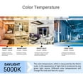 thumbnail image 5 of Sunlite LED A15 Refrigerator Light Bulb, 5.5 Watts (40W Equivalent), 450 Lumens, Medium Base (E26), Dimmable, Frosted Finish, UL Listed, 5000K Daylight, 6 Pack, 5 of 5