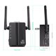thumbnail image 2 of Antena dual 2.4G Repetidor Wifi Oficina en casa Extensor de señal Wifi Amplificador amplificador de señal inalámbrico, Enchufe de EE. UU., Negro Speravity EL4488-02B, 2 of 2