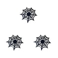 thumbnail image 3 of Posavasos de telaraña de PVC Injueey No tóxico resistente al calor temática de Halloween Negro, 3 of 6