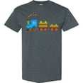 thumbnail image 3 of Inktastic Colorful Toy Train T-Shirt, 3 of 5