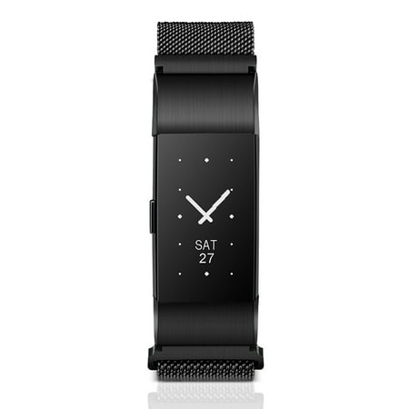 bluetooth Metal Strap Smart Watches Smart Watch Sports Bracelet Men Wristband Heart Rate Monitor Fitness Tracker Pedometer Waterproof for IOS Android (Best Android Smartphone Brand)