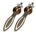 thumbnail image 2 of Aries Vintage Copper Crown-Shaped Bookmarks: Stainless Steel Material, Gift for Book Lovers and Readers – Set of 2: Book Accessories, Reading Accessories, Book Mark, 2 of 5