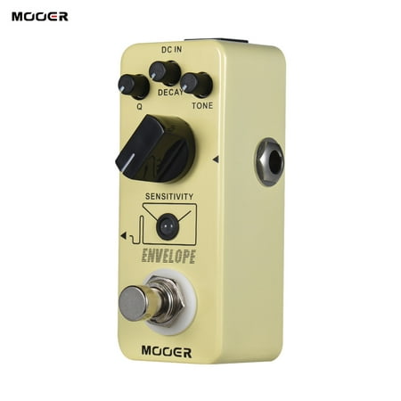 MOOER ENVELOPE Analog Auto Wah Guitar Effect Pedal True Bypass Full Metal (Best Auto Wah Pedal)