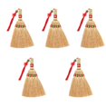 thumbnail image 6 of HOMEMAXS 5pcs Chinese Style Woven Bed Broom Home Desktop Dust Brush Short Handle Broom for Home, 6 of 8