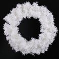 thumbnail image 5 of White Simulation Feather Pine Wreath for Front Door Snow Pink Artificial Pine Wreath Weeding Birthday Party Decoration Outdoor Wall Grapevine Decor 15.7 in, 5 of 9