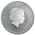 thumbnail image 2 of 2011 Australia 1/2 oz Silver Year of the Rabbit BU (Series II), 2 of 2