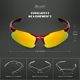 thumbnail image 7 of Kids Sports Sunglasses for Boys Girls Age 3-10 Baseball Softball Cycling Children Sun Glasses UV400, 7 of 7