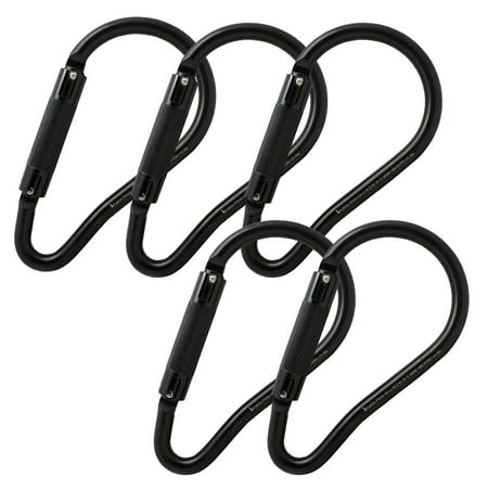 Solar Carabiner - Fusion Climb Prima II Auto Lock Ladder Hook Carabiner 5-Pack