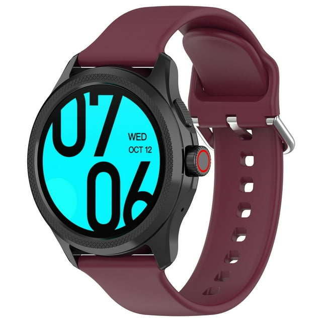 【24mm】 Deportivo transpirable banda de reloj de silicona a prueba de sudor a prueba de agua y cómoda experiencia de uso compatible con Smartwatch