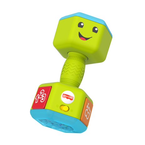 Fisher-Price Laugh & Learn Countin’ Reps Dumbbell Musical Toy