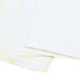 10X, 19mm Circles Round Code Stickers Self Adhesive Sticky Labels White ...