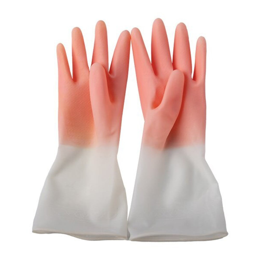 1 Pair Silicone Dishes Cleaning Gloves Kitchen Wash Housekeeping Scrubbing Glove 