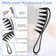 thumbnail image 3 of 2 Pices Peigne De Requin Peigne Dents(noir, Bleu) Larges Peigne Cheveux Boucls Peigne De Coiffure Antistatique Durable Peigne Afro De Salon Avec, 3 of 5