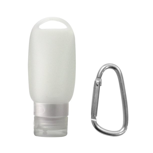 1 Uds botellas de cosméticos de viaje Gel de sílice Mini contenedor vacío Gel de ducha para el cuidado de la piel tarros de champú Almacenamiento y organización del hogar Transparente 40ml Toystoory HA002266-01