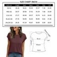 thumbnail image 2 of SUNBS Womens T Shirts Casual Loose Fit Cap Sleeve Tops Trendy Womens Clothes, Sizes S-2XL, 2 of 7