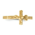 thumbnail image 5 of 14K Yellow Gold Ring Band Themed Polished Jesus , Size 9, 5 of 5