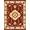Red, Pattern 1, variant on ODIKA 4'x6' Machine Washable Non-Slip Area Rug, Oriental Burgundy High Traffic Rug, Red, 1080623
