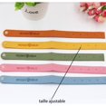 thumbnail image 4 of Pulsera de fibra de limón para adultos y niños (paquete de 5) - Tamaño ajustable, 4 of 5