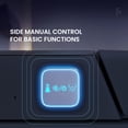 thumbnail image 4 of Concorde One Piece Smart Toilet 1.28 GPF in Matte Black with Heated Bidet, Air Drying, Night Light, Foot Sensor, 4 of 13