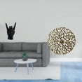 thumbnail image 2 of Estatua de resina con gesto de roca, creativa y moderna, escultura artística de hierro forjado, decoración única para colgar en la pared, adecuada par, 2 of 8