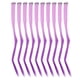 thumbnail image 1 of Colored Hairpiece, Gradient 10pcs Hairpiece Clip Long Stylish For Halloween Parties, 1 of 8