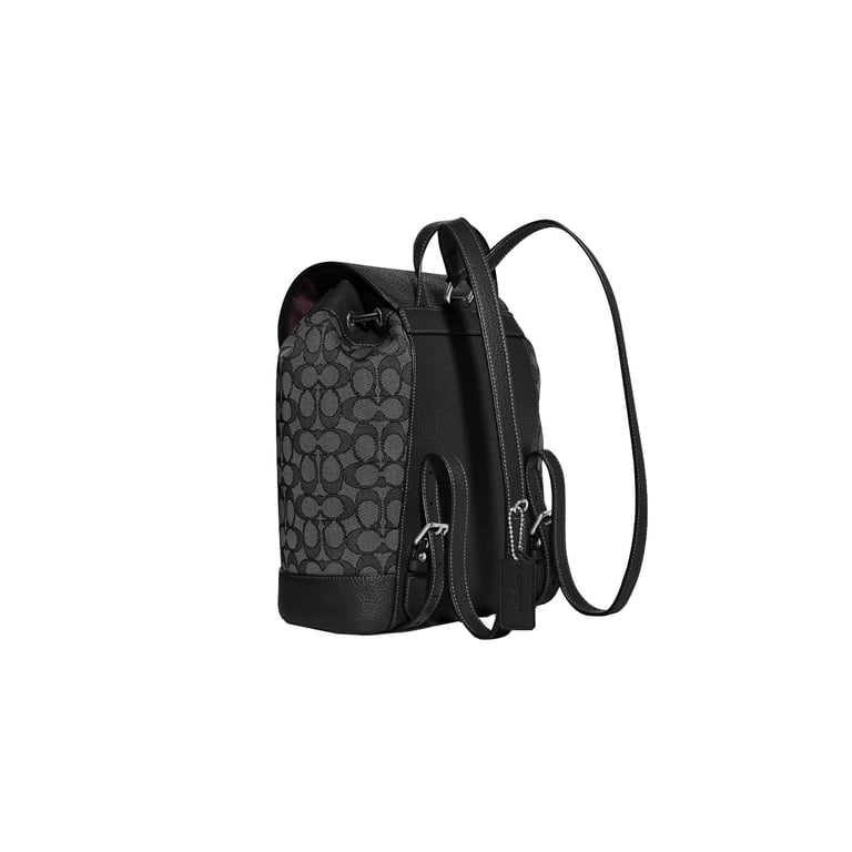Dempsey Drawstring Backpack In Signature Jacquard With Coach Patch And Stripe Coach | Bags | Dempsey Drawstring Backpack In Signature  main image 3