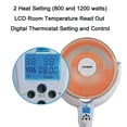 thumbnail image 3 of Optimus H-4500 14" Adjustable Oscillating Pedestal Dish Heater w/ Remote Control, 3 of 9