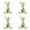 Green 4PCS, variant on Toy Dog A Dog Toy That Can Make Sound A Sturdy Toy That Is Indestructible A Stuffed Animal Chew Toy A Cute Pet Toy