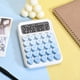 thumbnail image 4 of Calculadora Mecánica de Escritorio, Lindas Calculadoras de Botones Grandes con Pantalla LCD Grande de 12 Dígitos, Accesorios de Escritorio, Azul, 4 of 5