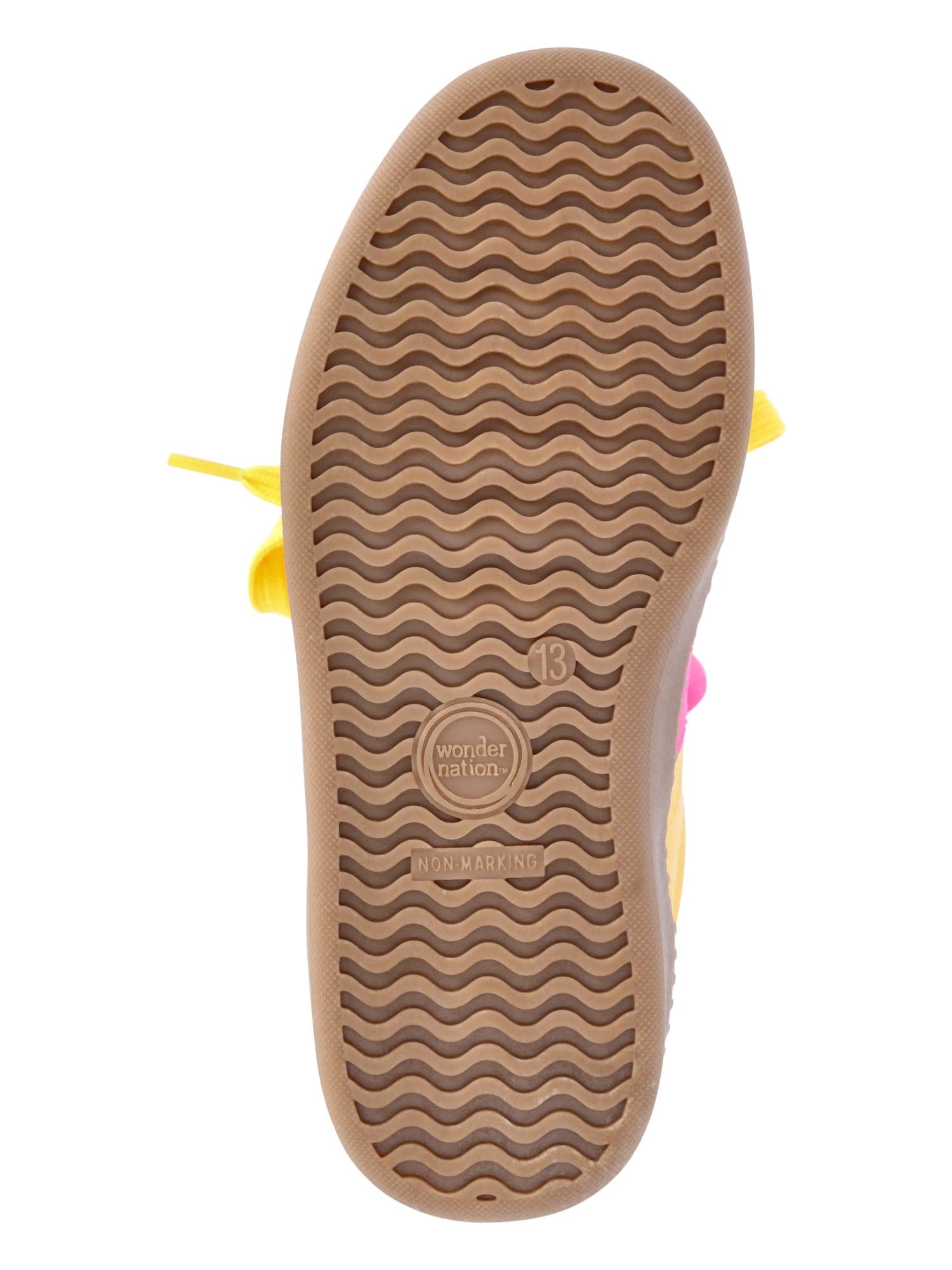 Wonder Nation Little and Big Girls Casual Soccer Sneakers