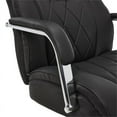 thumbnail image 5 of La-Z-Boy Sutherland Office Chair with Padded Arms Jet Black, 5 of 15