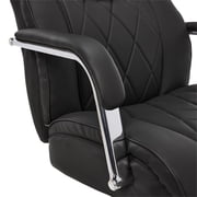 La-Z-Boy Sutherland Office Chair with Padded Arms Jet Black